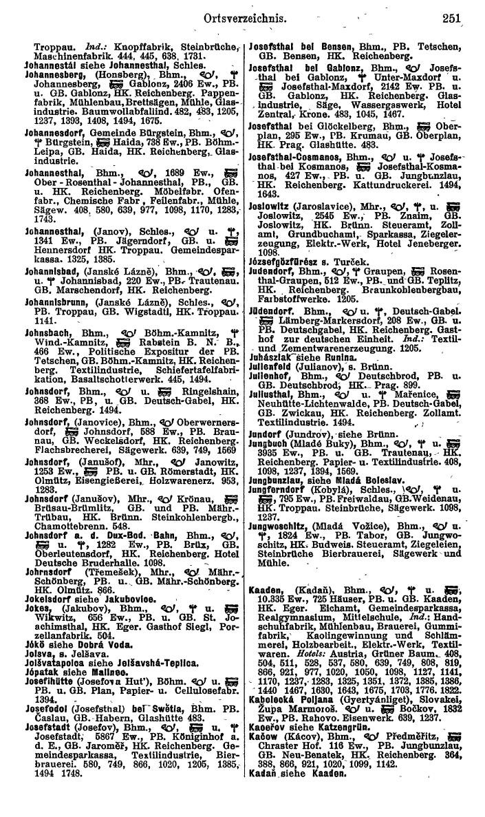 Compass. Kommerzieller Teil 1926: Tschechoslowakei. - Page 269