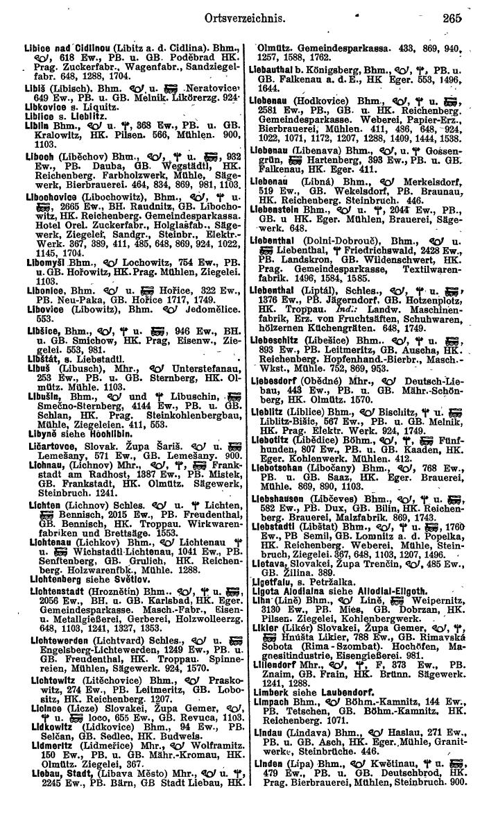 Compass. Kommerzieller Teil 1926: Tschechoslowakei. - Page 283