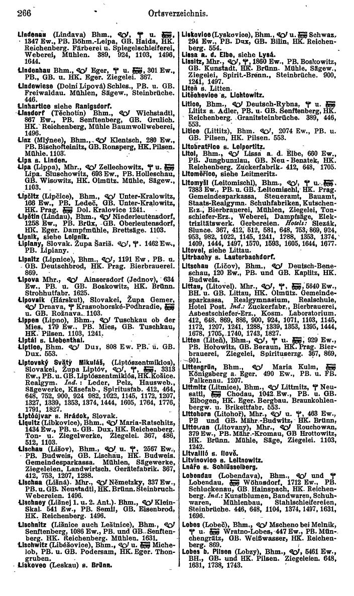 Compass. Kommerzieller Teil 1926: Tschechoslowakei. - Page 284