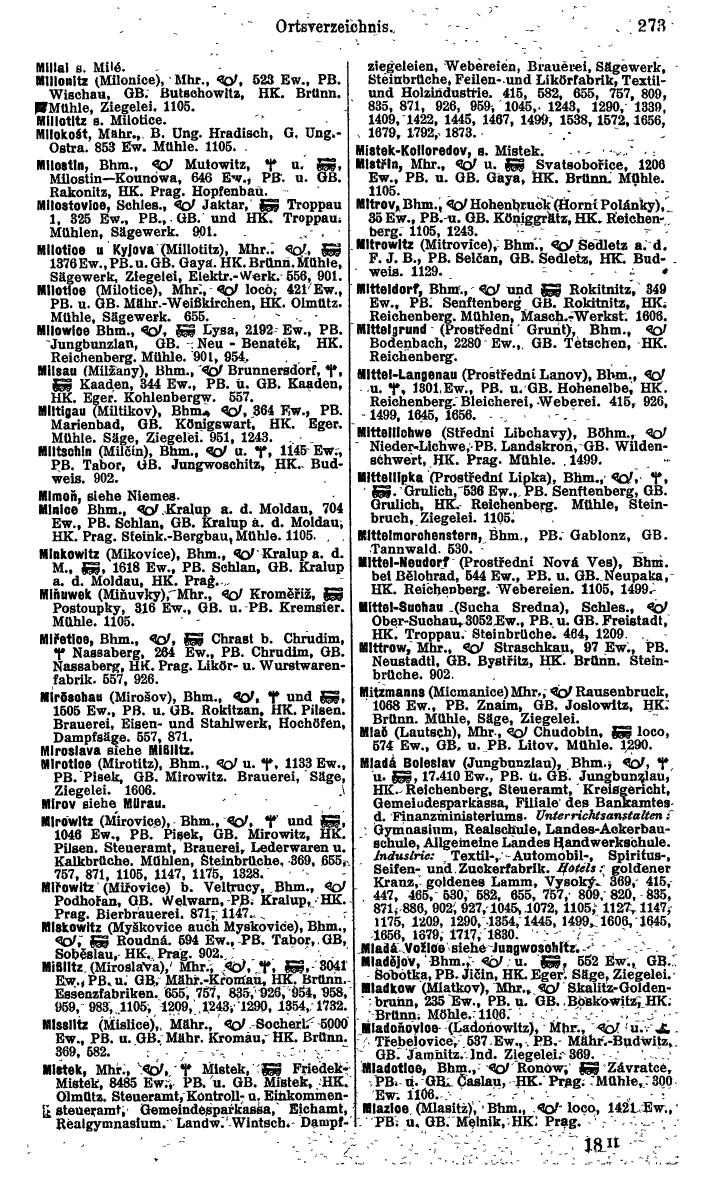 Compass. Kommerzieller Teil 1926: Tschechoslowakei. - Page 291