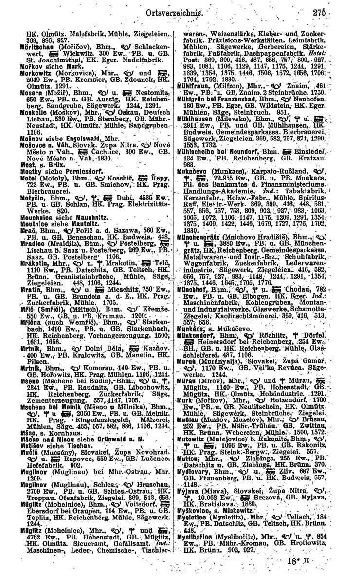 Compass. Kommerzieller Teil 1926: Tschechoslowakei. - Page 293