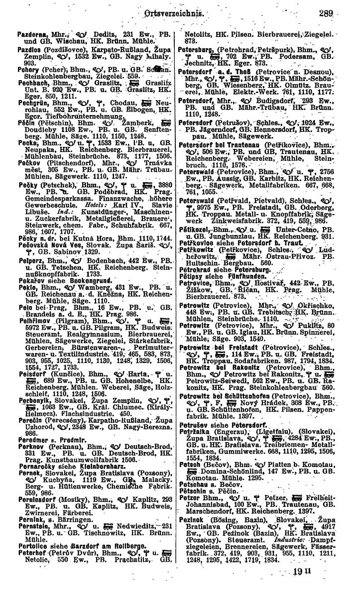 Compass. Kommerzieller Teil 1926: Tschechoslowakei. - Page 307