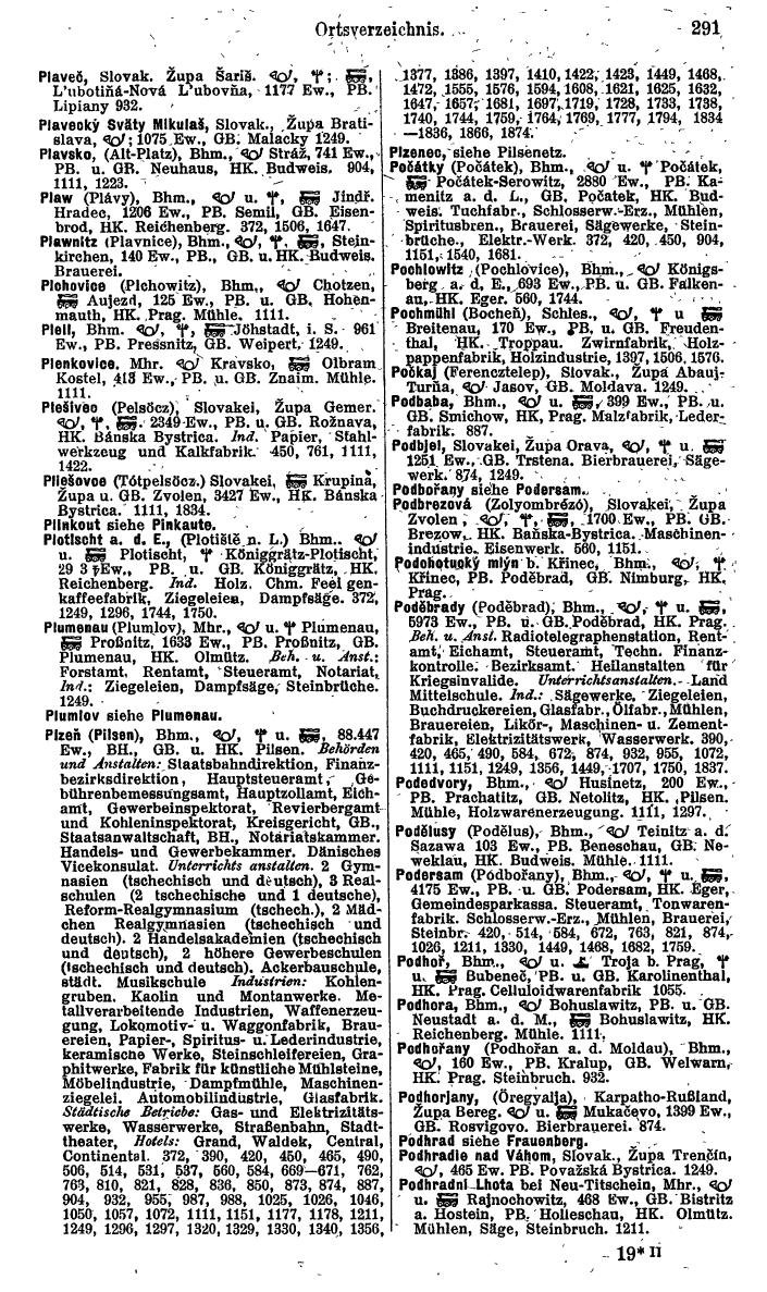 Compass. Kommerzieller Teil 1926: Tschechoslowakei. - Page 309