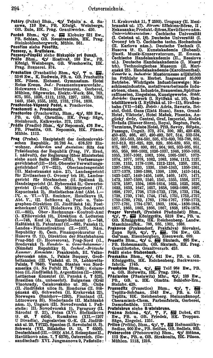 Compass. Kommerzieller Teil 1926: Tschechoslowakei. - Page 312