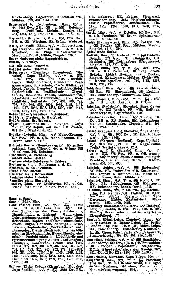 Compass. Kommerzieller Teil 1926: Tschechoslowakei. - Page 321