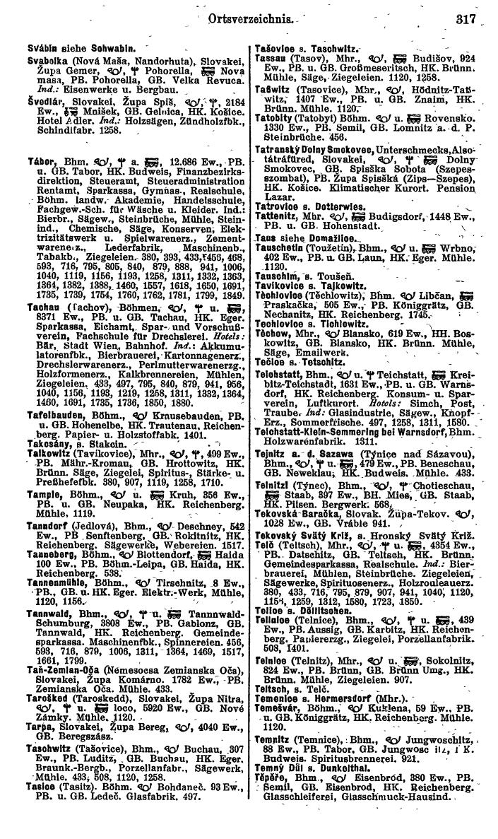 Compass. Kommerzieller Teil 1926: Tschechoslowakei. - Page 335