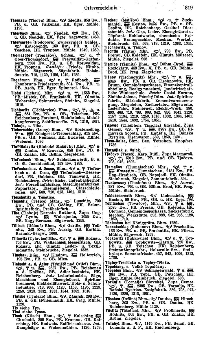 Compass. Kommerzieller Teil 1926: Tschechoslowakei. - Page 337