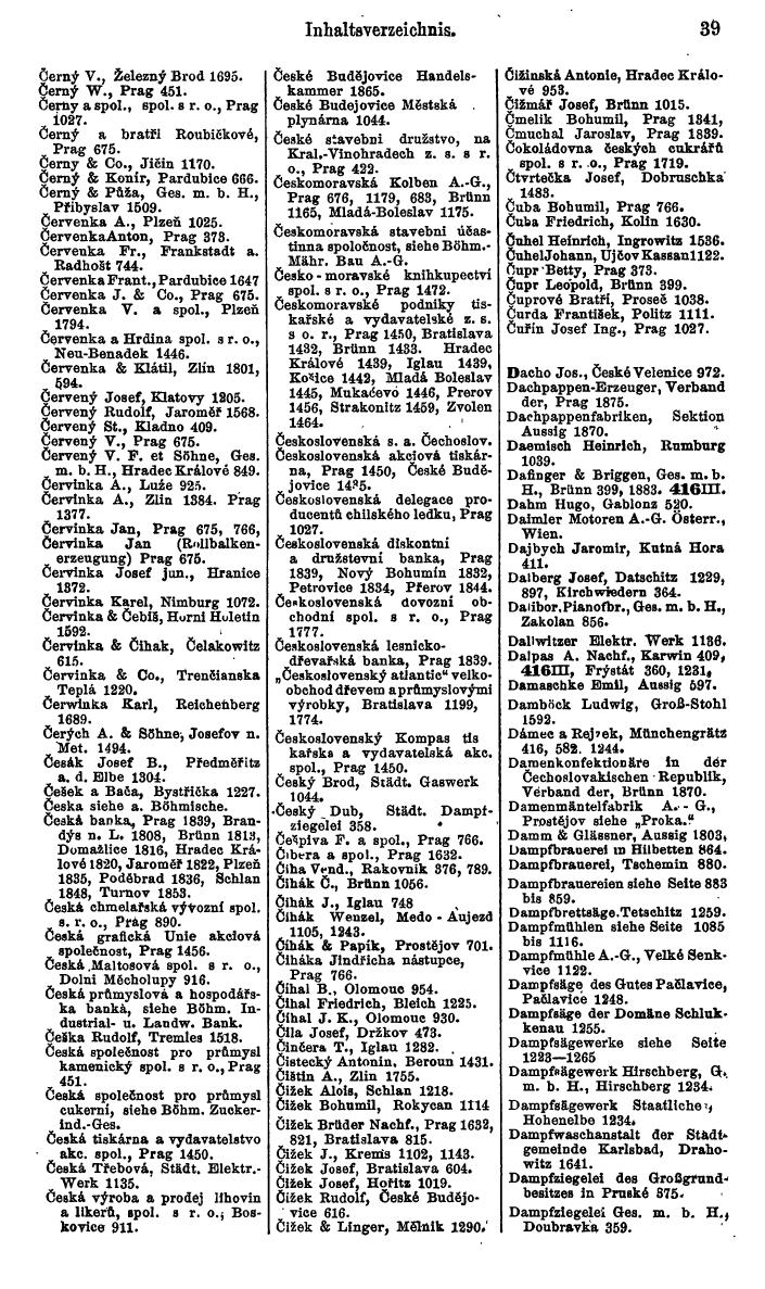 Compass. Kommerzieller Teil 1926: Tschechoslowakei. - Page 51
