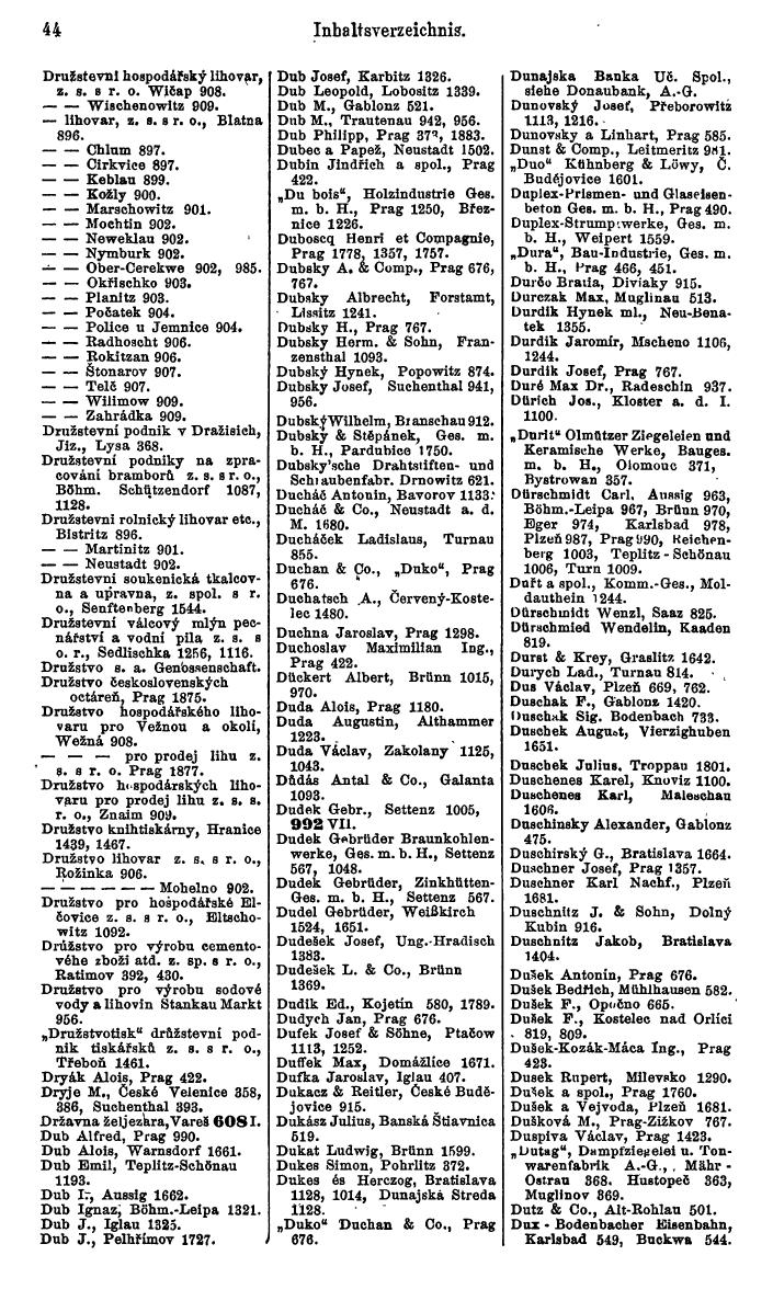 Compass. Kommerzieller Teil 1926: Tschechoslowakei. - Page 56