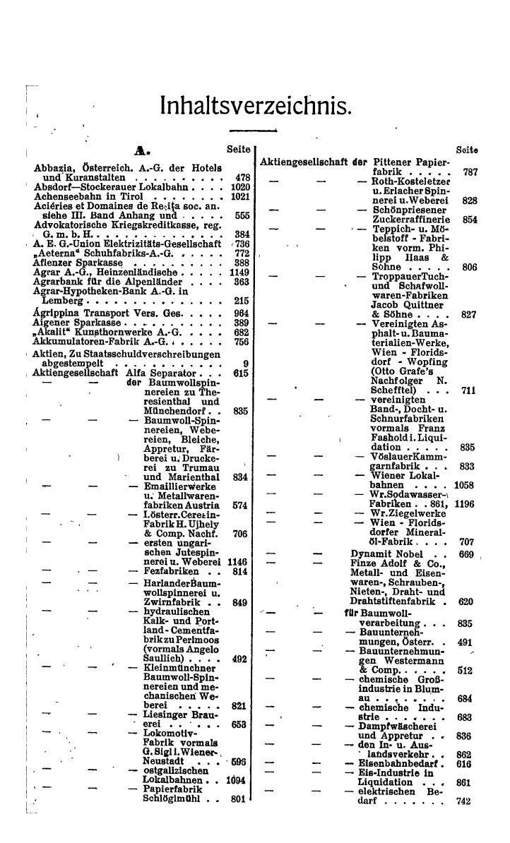 Compass. Finanzielles Jahrbuch 1921: Österreich. - Seite 17