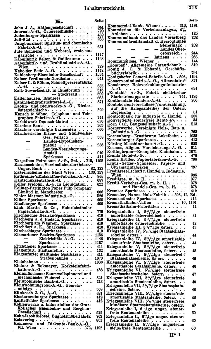 Compass. Finanzielles Jahrbuch 1921: Österreich. - Seite 25