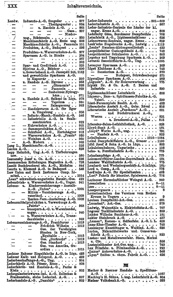 Compass. Finanzielles Jahrbuch 1921: Ungarn. - Seite 34