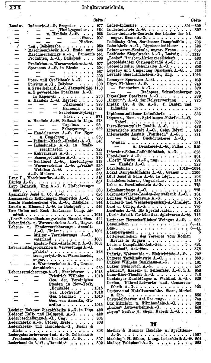 Compass. Finanzielles Jahrbuch 1921: Ungarn. - Page 34