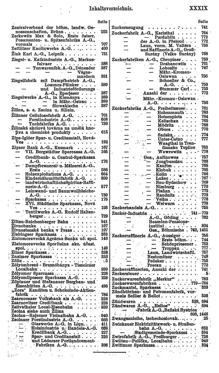 Compass. Finanzielles Jahrbuch 1922: Tschechoslowakei, Jugoslawien. - Seite 43