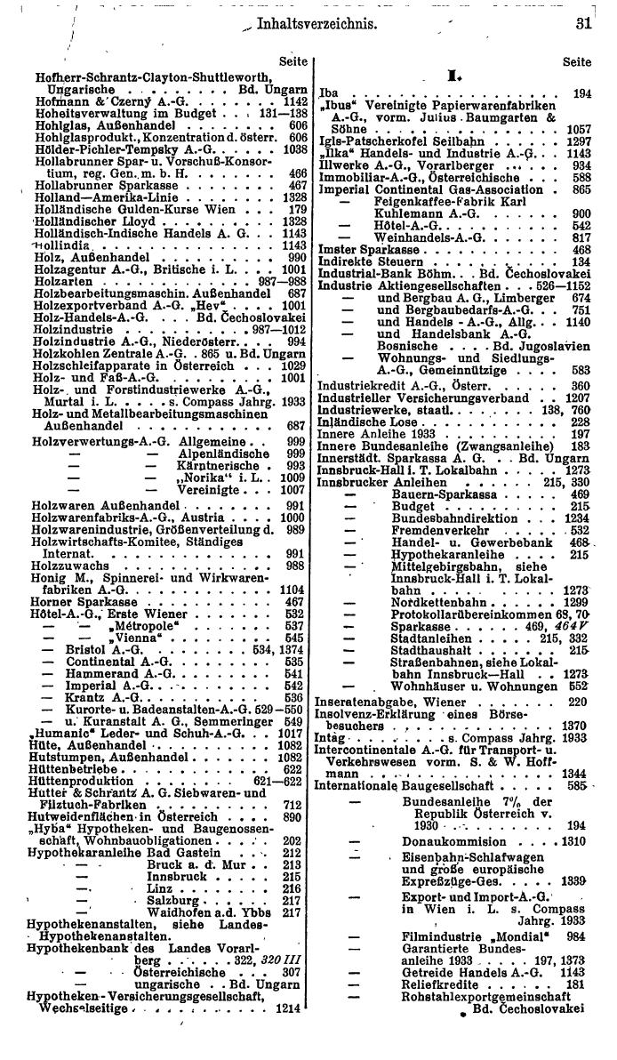 Compass. Finanzielles Jahrbuch 1935: Österreich. - Seite 37
