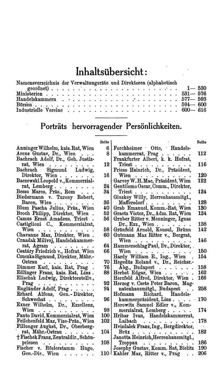 Adressbuch Verwaltungsräte 1914 - Seite 9