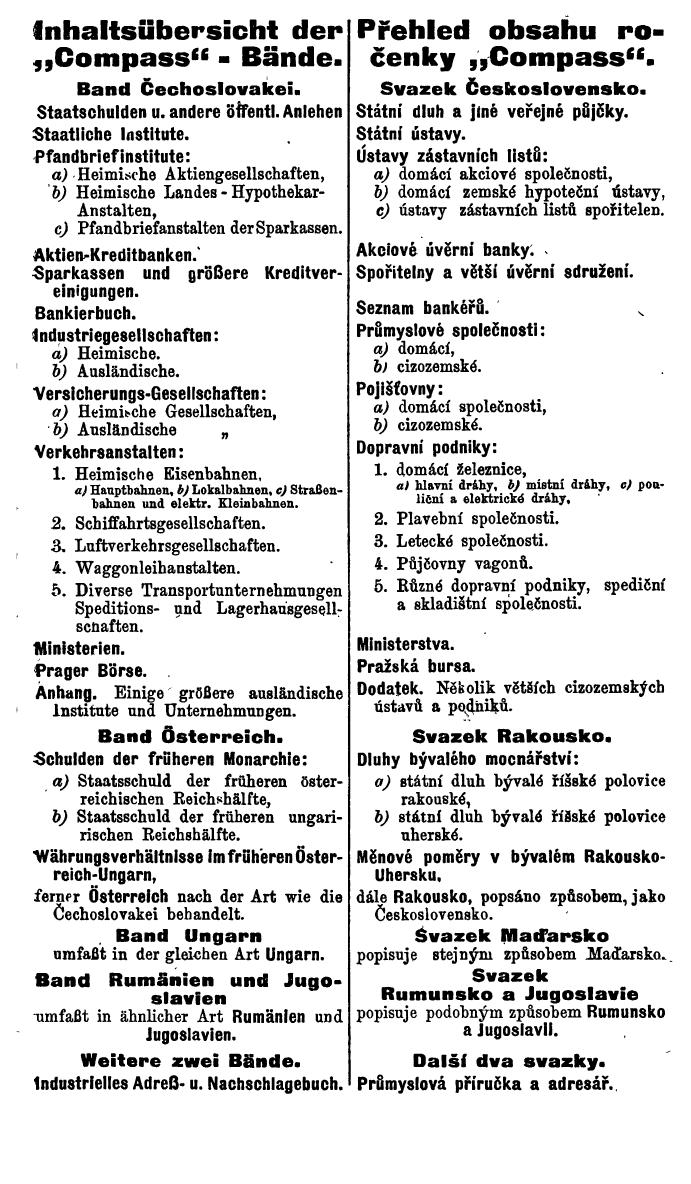 Compass. Finanzielles Jahrbuch 1934: Tschechoslowakei. - Seite 17
