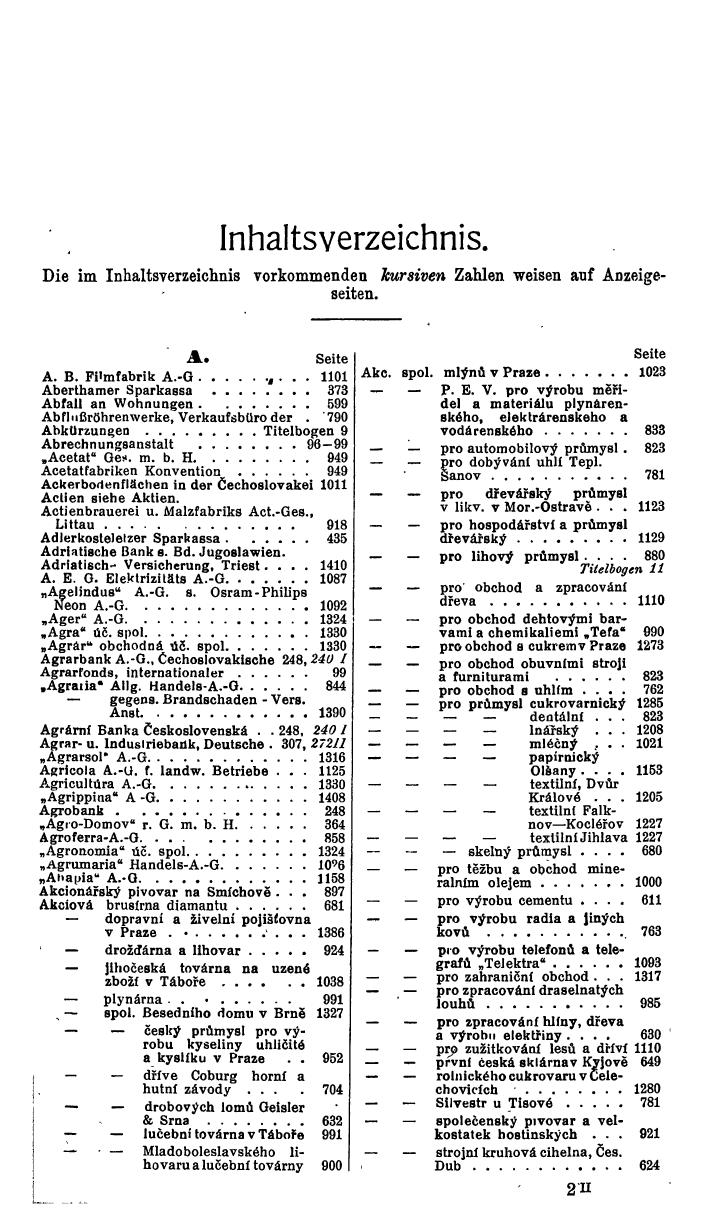 Compass. Finanzielles Jahrbuch 1935: Tschechoslowakei. - Seite 23