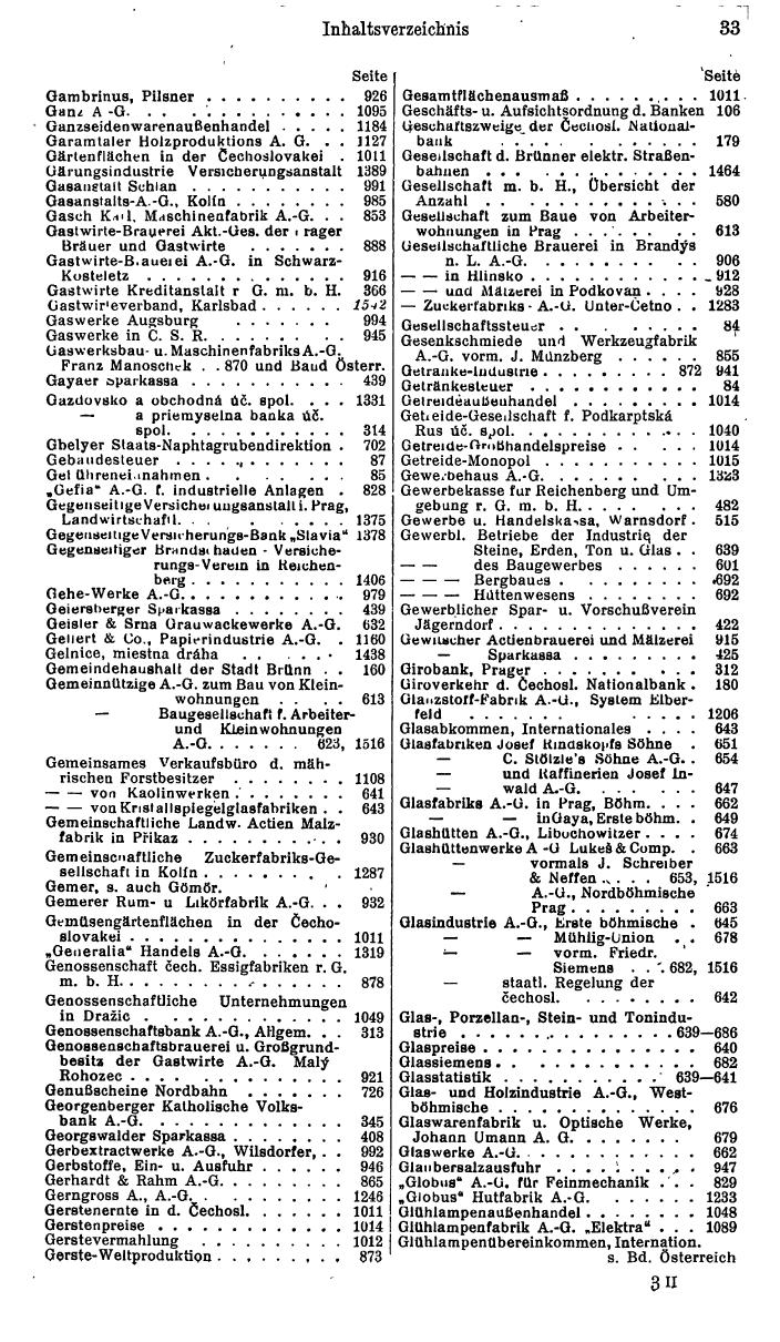 Compass. Finanzielles Jahrbuch 1935: Tschechoslowakei. - Seite 39