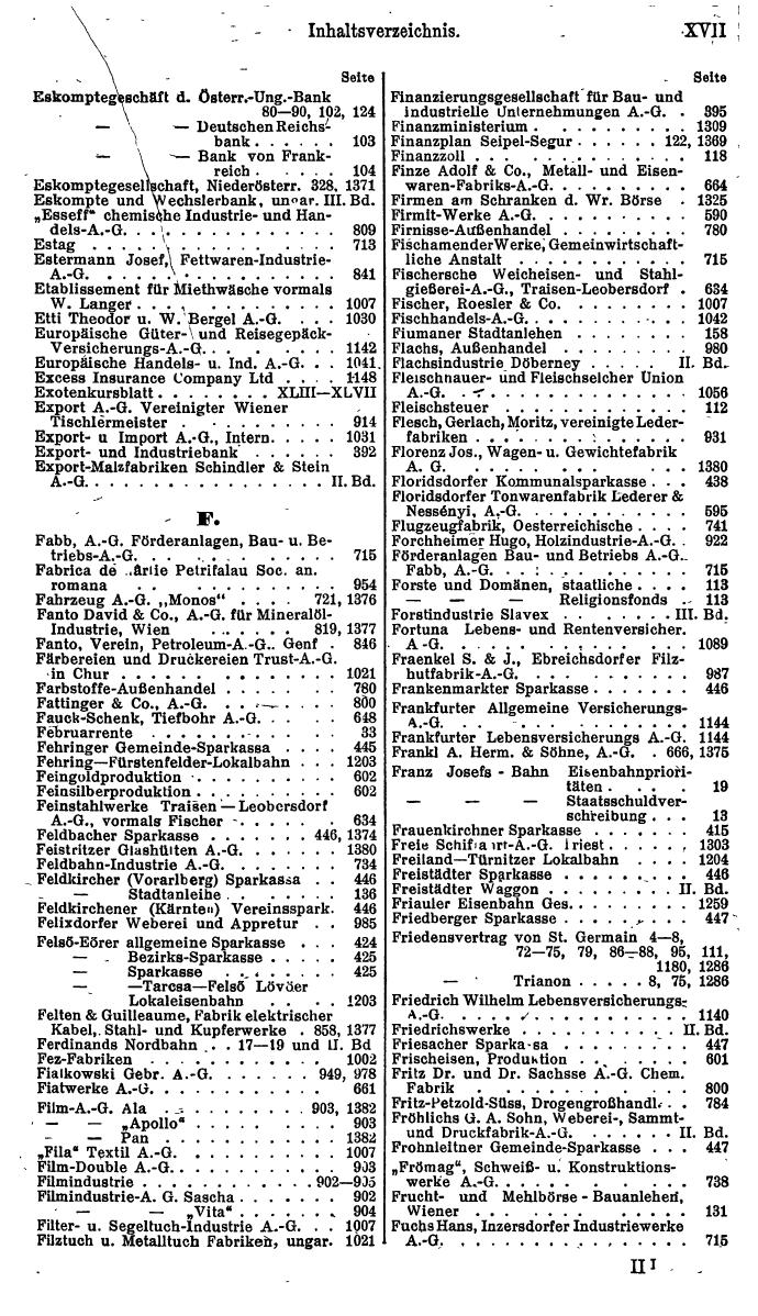 Compass. Finanzielles Jahrbuch 1923, Band I: Österreich. - Seite 23