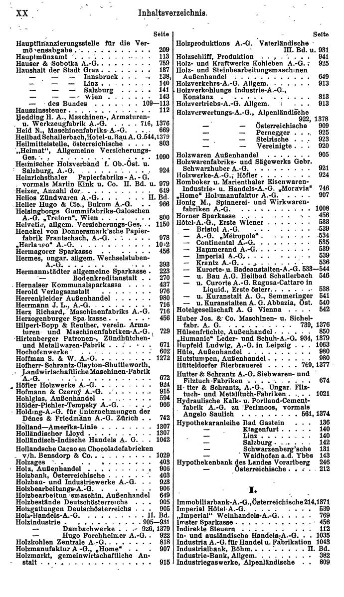 Compass. Finanzielles Jahrbuch 1923, Band I: Österreich. - Seite 26