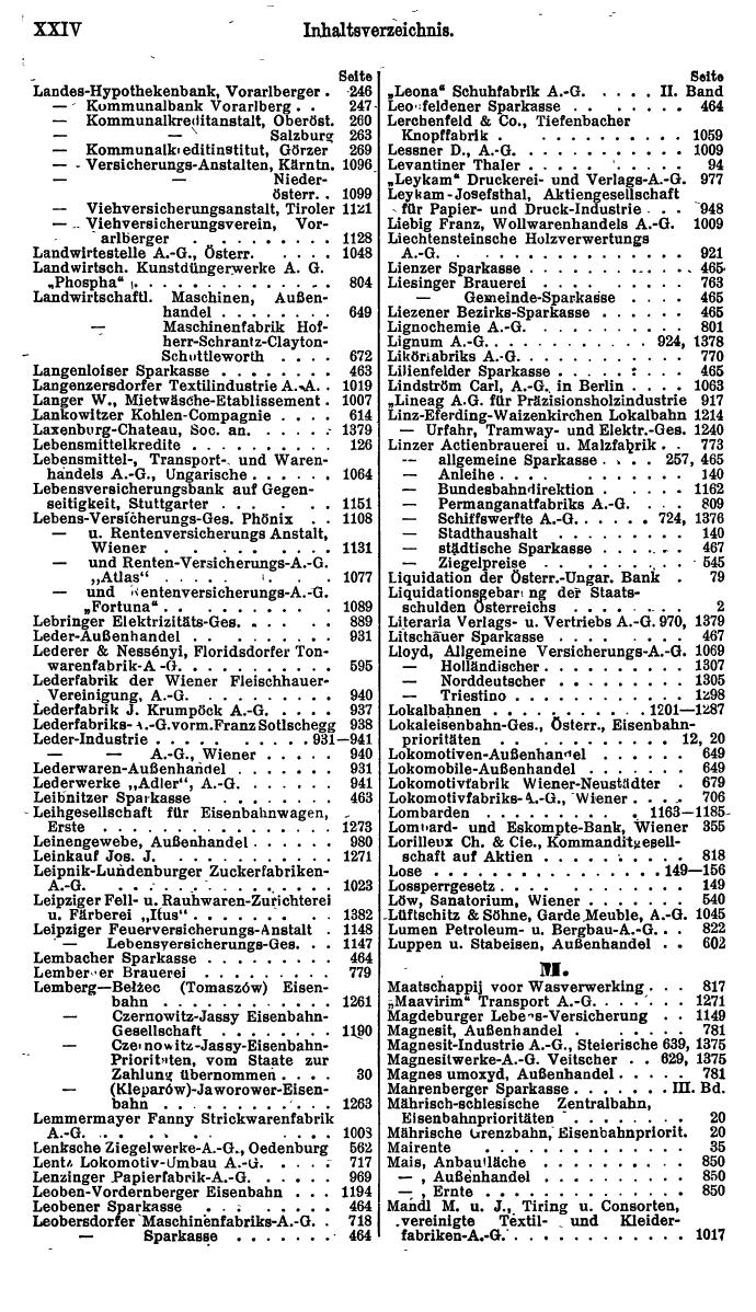 Compass. Finanzielles Jahrbuch 1923, Band I: Österreich. - Seite 30