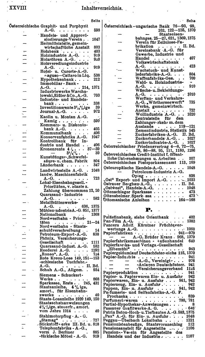 Compass. Finanzielles Jahrbuch 1923, Band I: Österreich. - Seite 34