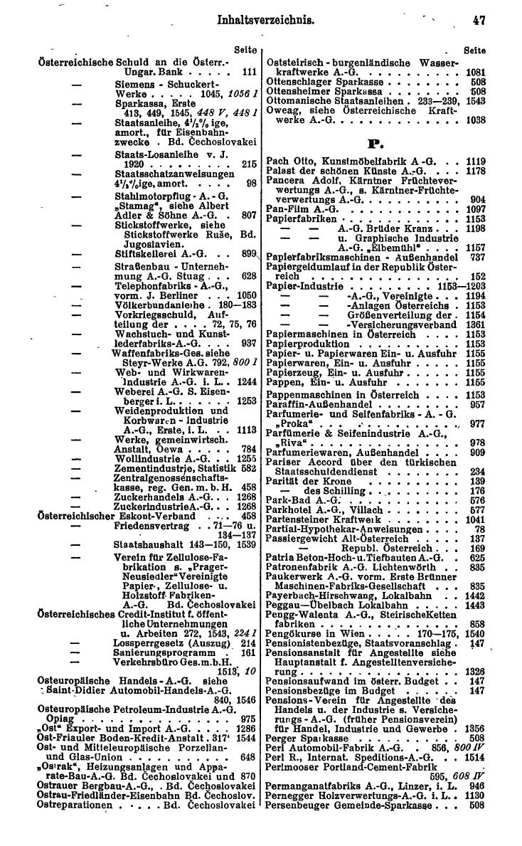 Compass. Finanzielles Jahrbuch 1930: Österreich. - Seite 53