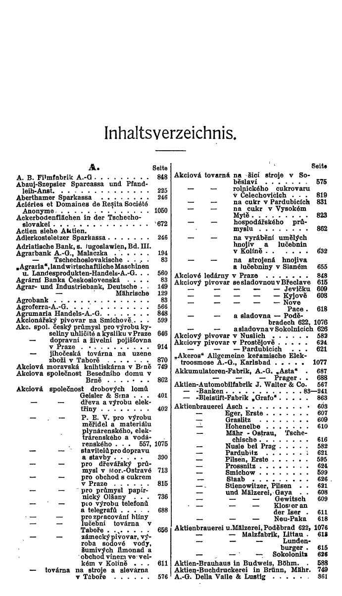 Compass. Finanzielles Jahrbuch 1923, Band II: Tschechoslowakei. - Seite 13