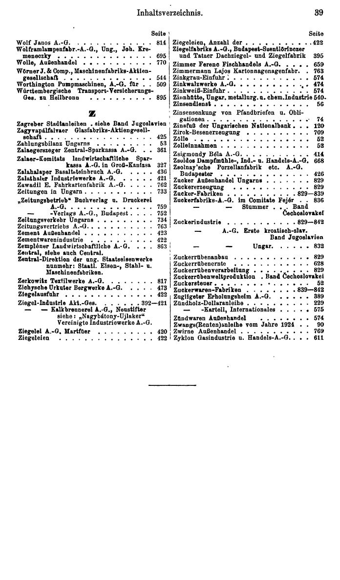 Compass. Finanzielles Jahrbuch 1936: Ungarn. - Seite 43