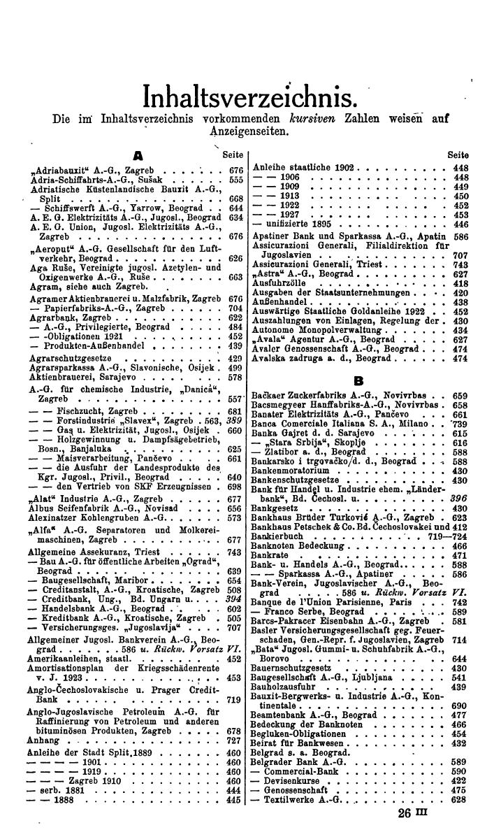 Compass. Finanzielles Jahrbuch 1936: Rumänien, Jugoslawien. - Seite 393