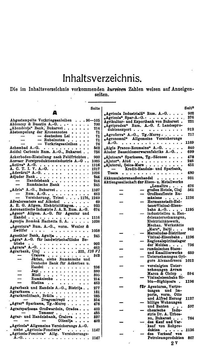 Compass. Finanzielles Jahrbuch 1931: Rumänien. - Seite 21