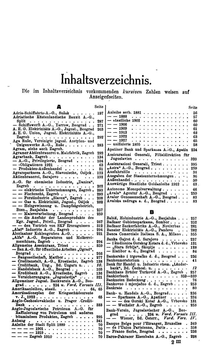 Compass. Finanzielles Jahrbuch 1934: Rumänien, Jugoslawien. - Seite 21