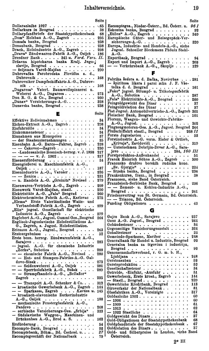 Compass. Finanzielles Jahrbuch 1934: Rumänien, Jugoslawien. - Seite 23
