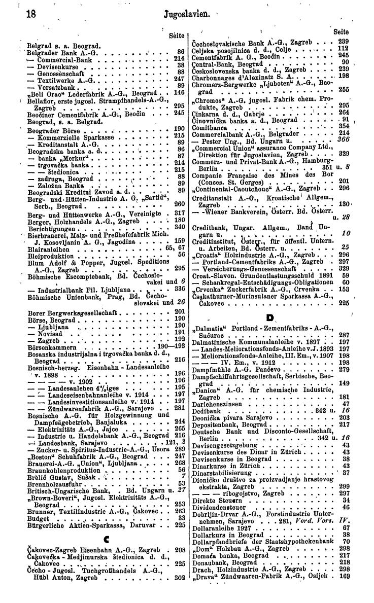 Compass. Finanzielles Jahrbuch 1935: Rumänien, Jugoslawien. - Seite 24