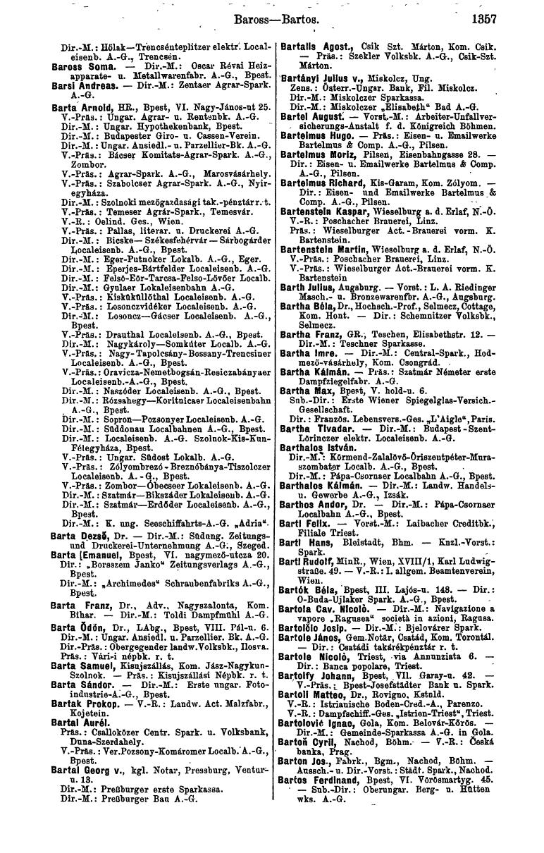 Compass 1911, I. Band - Seite 1449