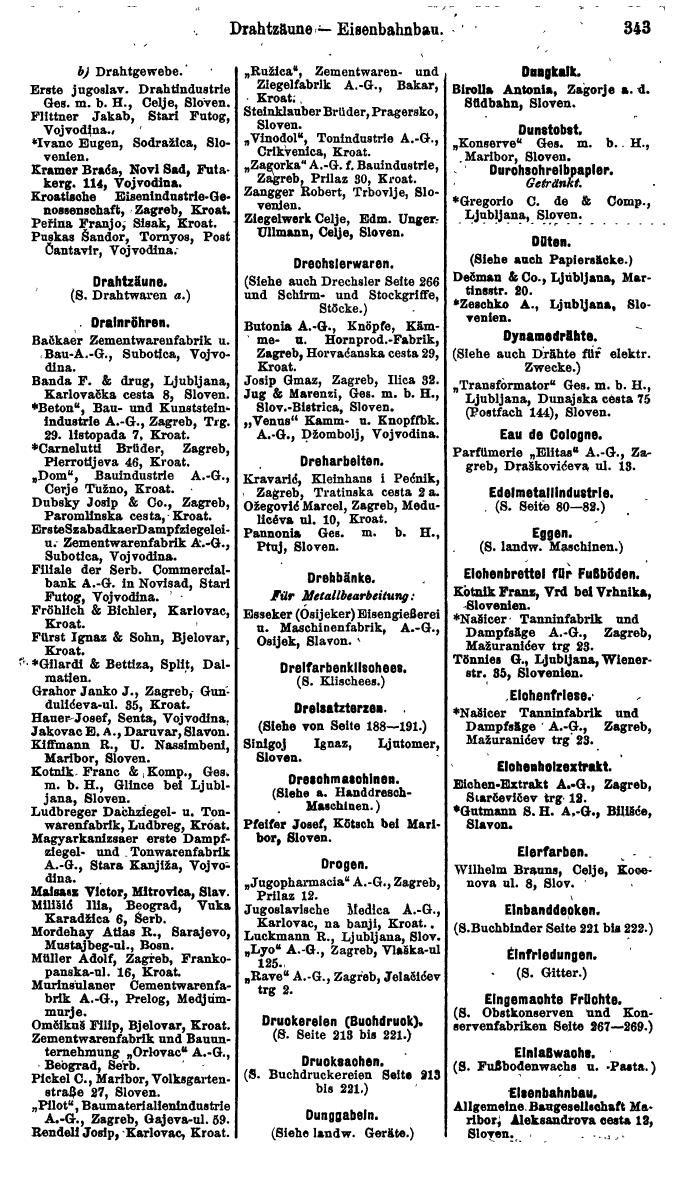 Compass. Finanzielles Jahrbuch 1923, Band VI: Jugoslawien, Ungarn. - Page 521
