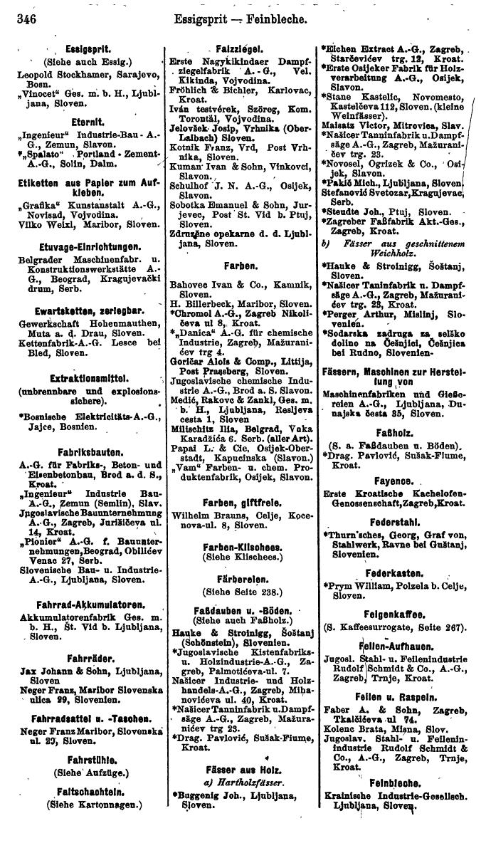 Compass. Finanzielles Jahrbuch 1923, Band VI: Jugoslawien, Ungarn. - Page 524
