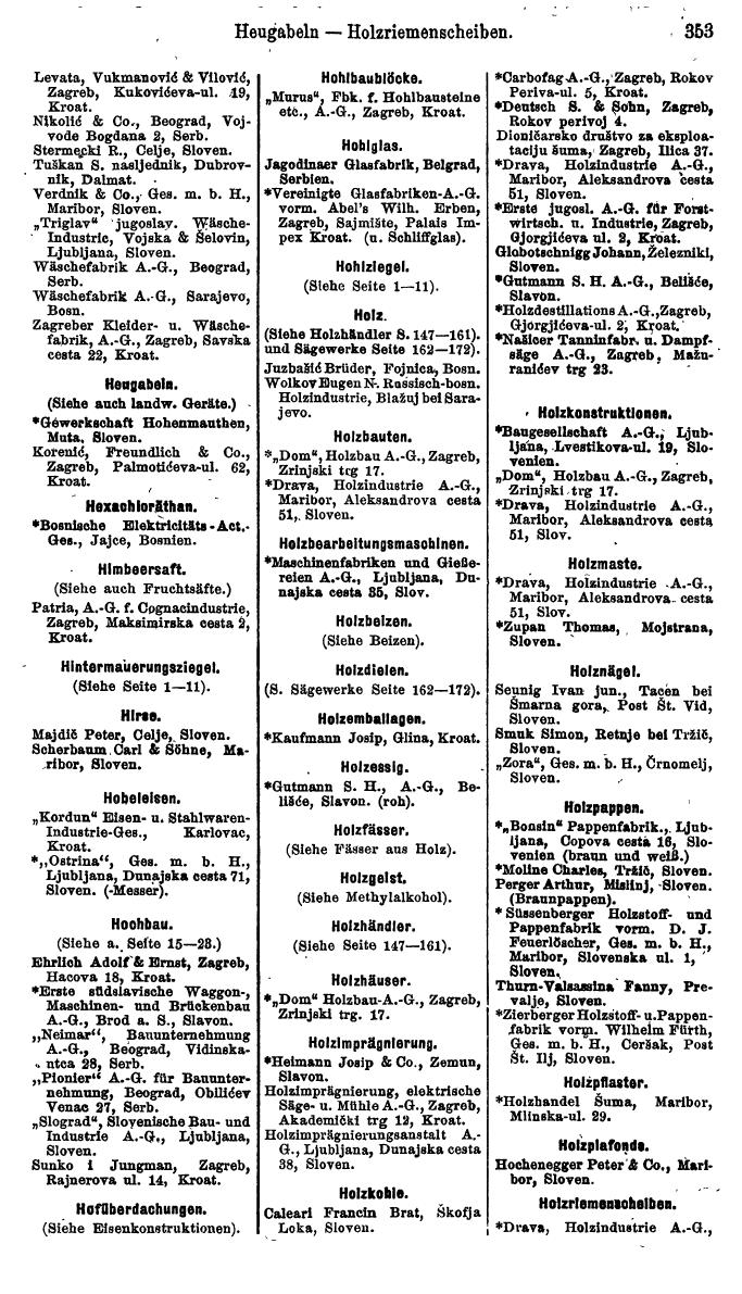 Compass. Finanzielles Jahrbuch 1923, Band VI: Jugoslawien, Ungarn. - Page 531