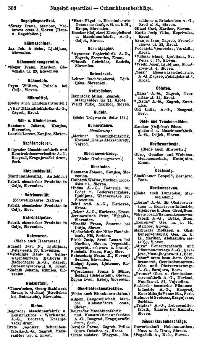 Compass. Finanzielles Jahrbuch 1923, Band VI: Jugoslawien, Ungarn. - Page 562