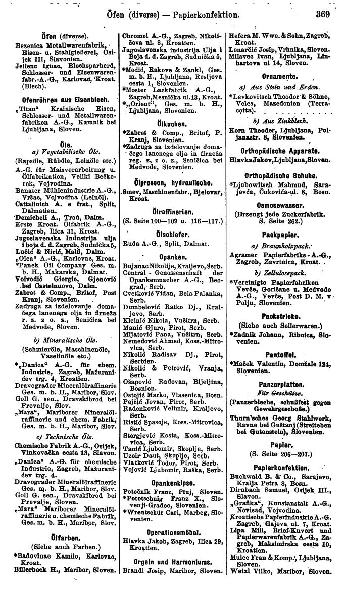 Compass. Finanzielles Jahrbuch 1923, Band VI: Jugoslawien, Ungarn. - Page 563