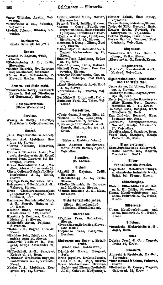 Compass. Finanzielles Jahrbuch 1923, Band VI: Jugoslawien, Ungarn. - Page 574
