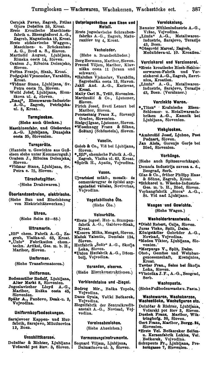 Compass. Finanzielles Jahrbuch 1923, Band VI: Jugoslawien, Ungarn. - Page 581