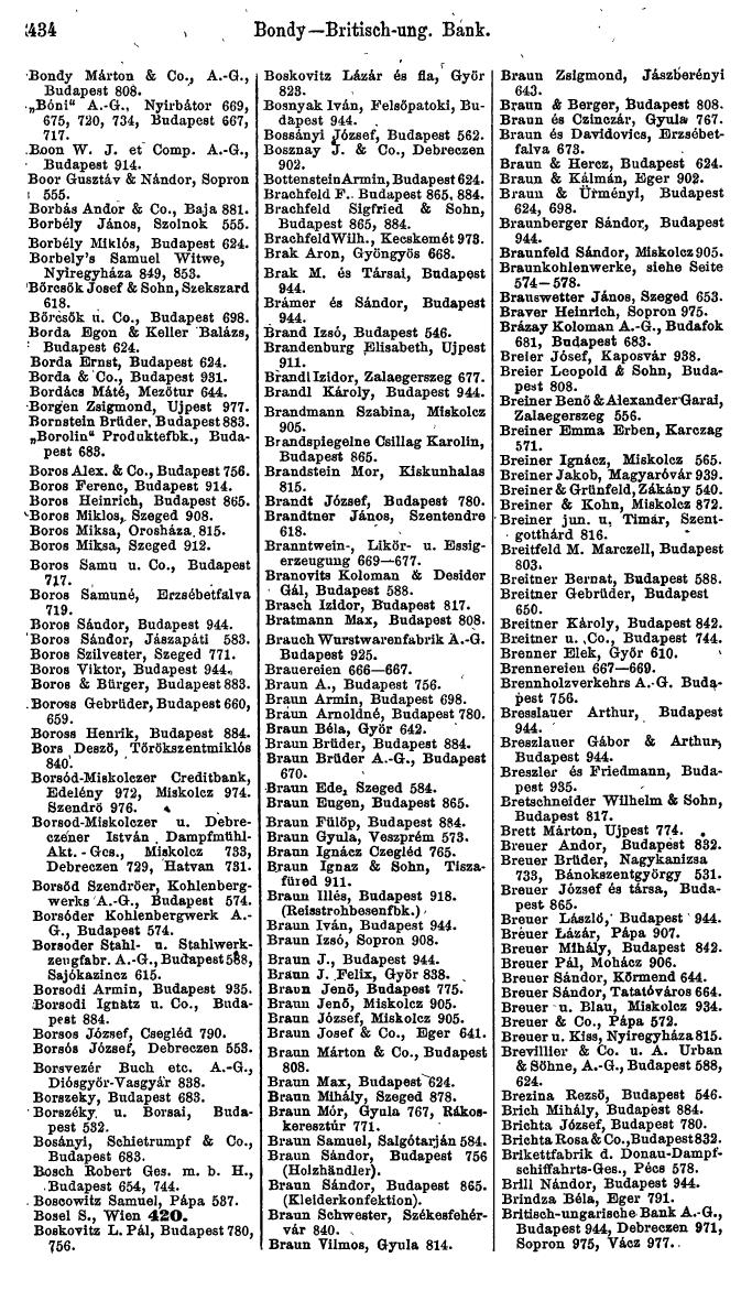 Compass. Finanzielles Jahrbuch 1923, Band VI: Jugoslawien, Ungarn. - Page 630