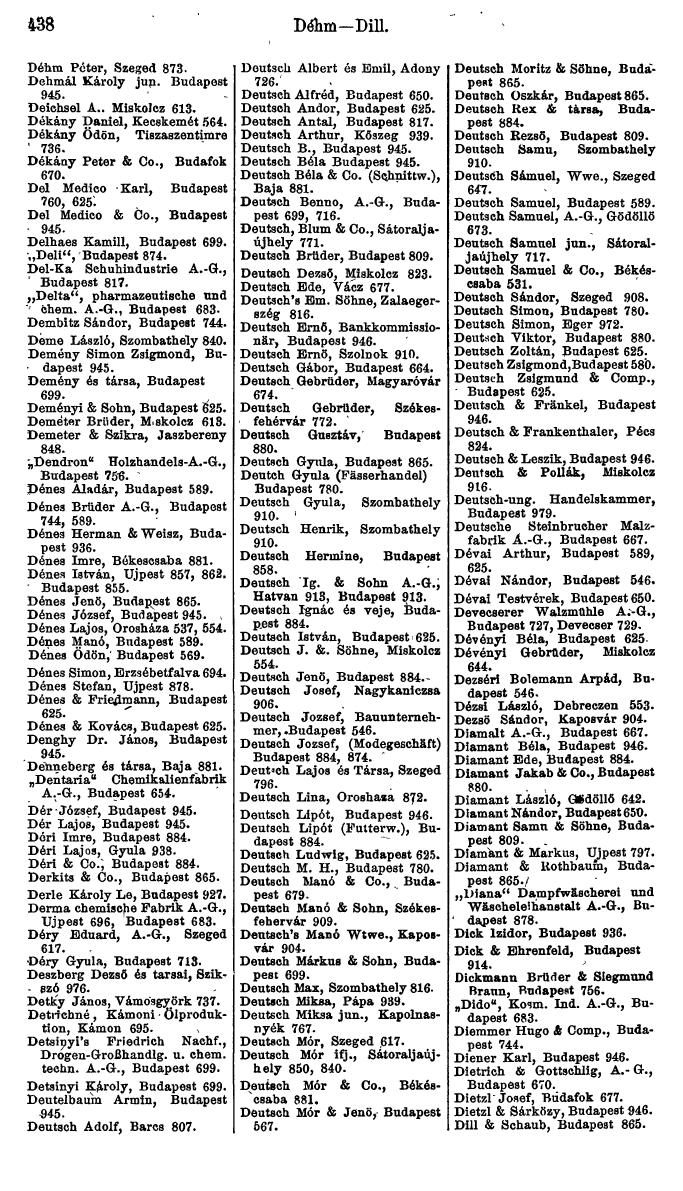 Compass. Finanzielles Jahrbuch 1923, Band VI: Jugoslawien, Ungarn. - Seite 634