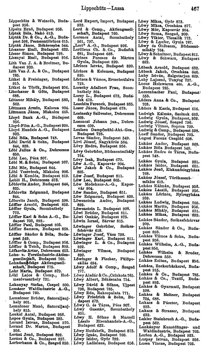 Compass. Finanzielles Jahrbuch 1923, Band VI: Jugoslawien, Ungarn. - Page 663