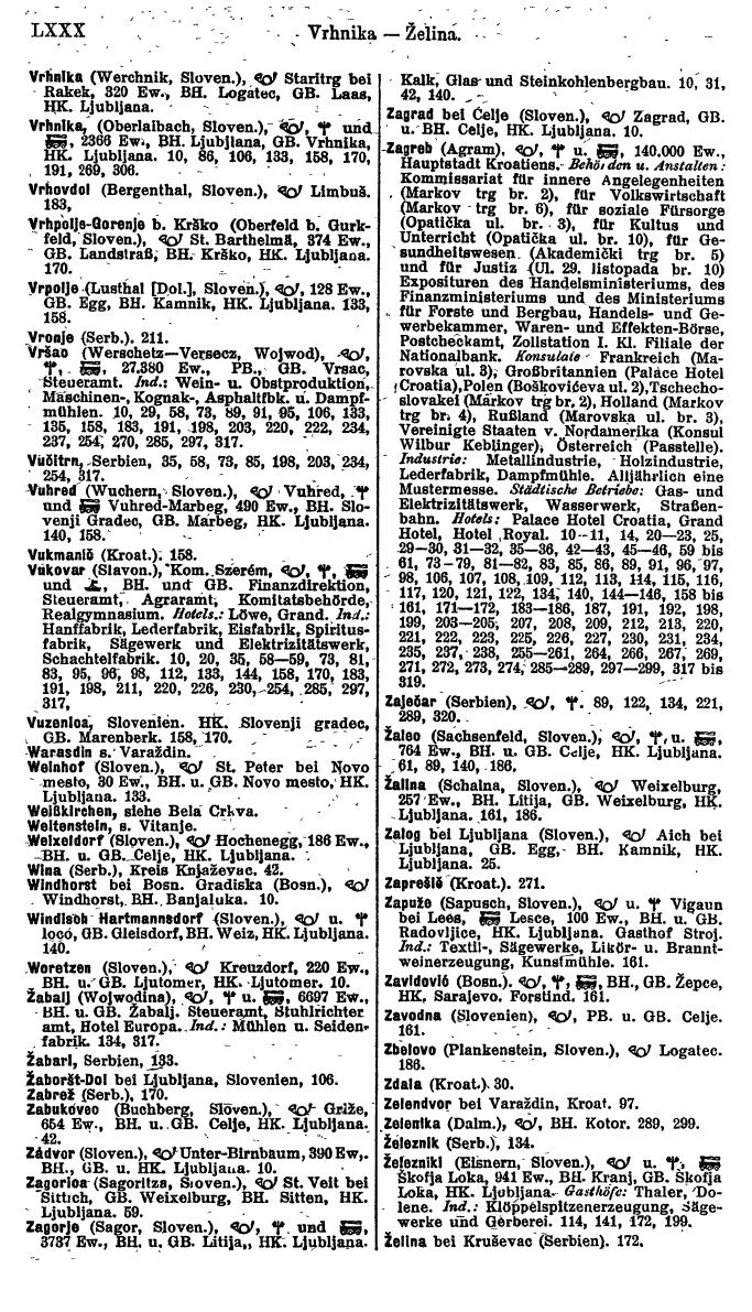 Compass. Finanzielles Jahrbuch 1923, Band VI: Jugoslawien, Ungarn. - Page 92