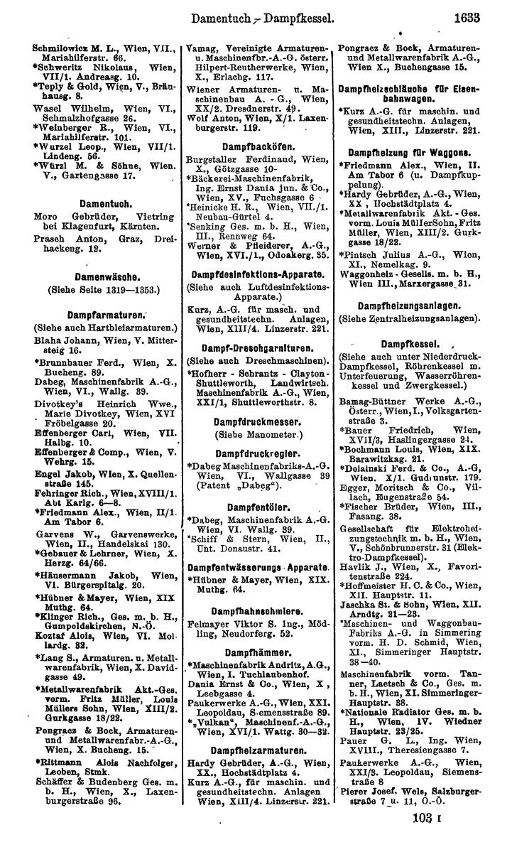 Compass. Industrielles Jahrbuch 1928: Österreich. - Page 1767
