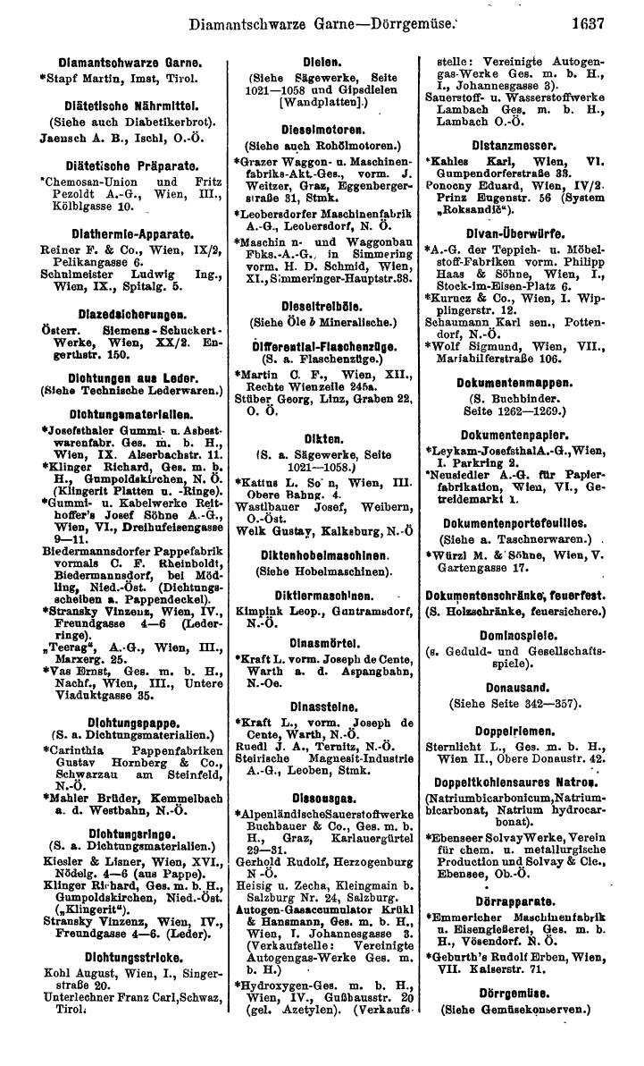 Compass. Industrielles Jahrbuch 1928: Österreich. - Page 1771
