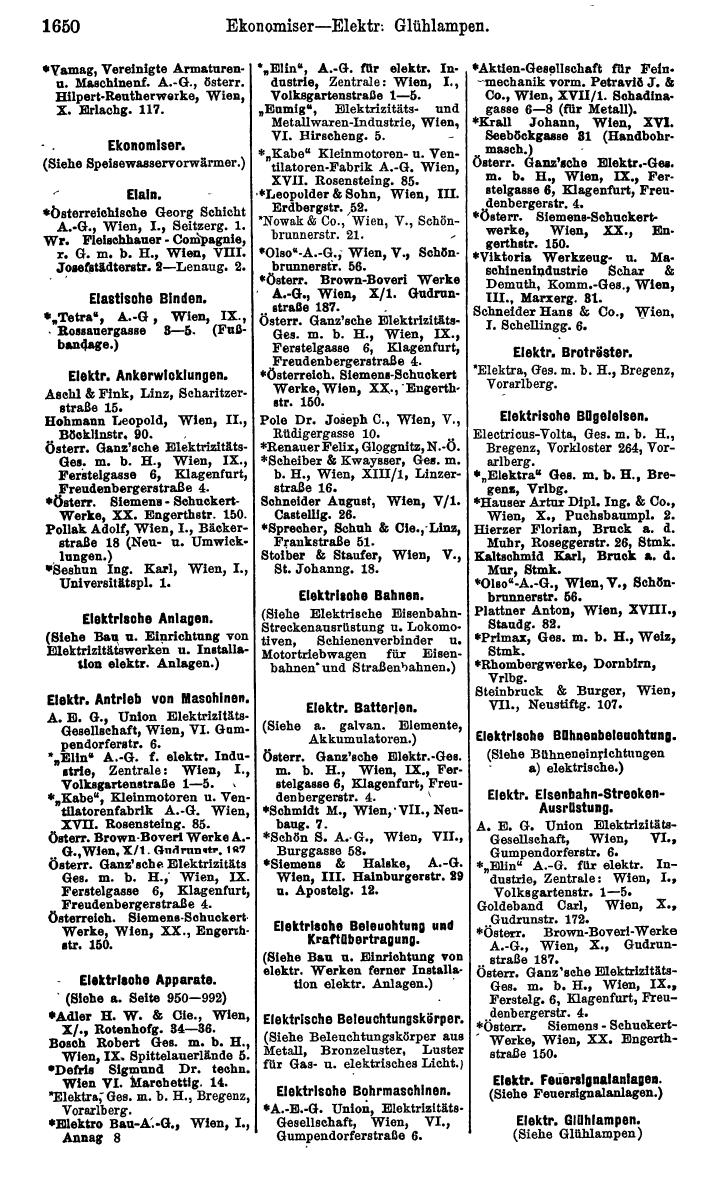 Compass. Industrielles Jahrbuch 1928: Österreich. - Page 1784